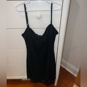 Zara Lace Black Mini Dress